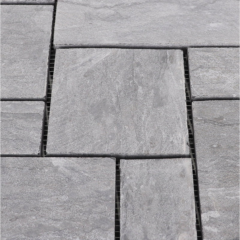 Carreau de terrasse 12 po x 12 po, Gris