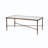 Porter 44" Glass Top Rectangular Coffee Table