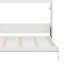 Lit escamotable avec grand espace de rangement et rayures