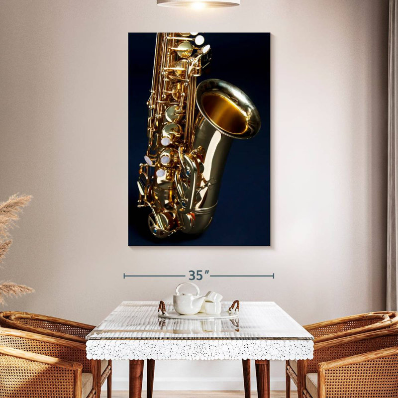 Saxophone Classic, 51" H x 34" W