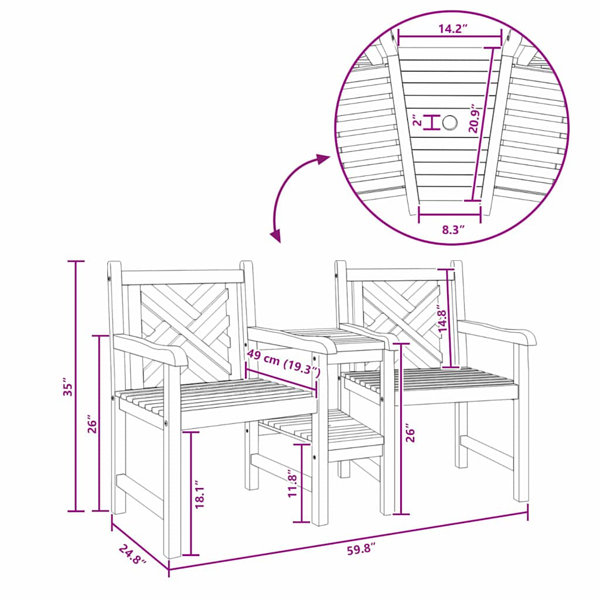 Dimensions du produit