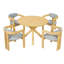 Ensemble de salle à manger 5 pièces Modern Modern-130477966