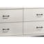 Commode 6 tiroirs avec poignées noires Elara-2023022564