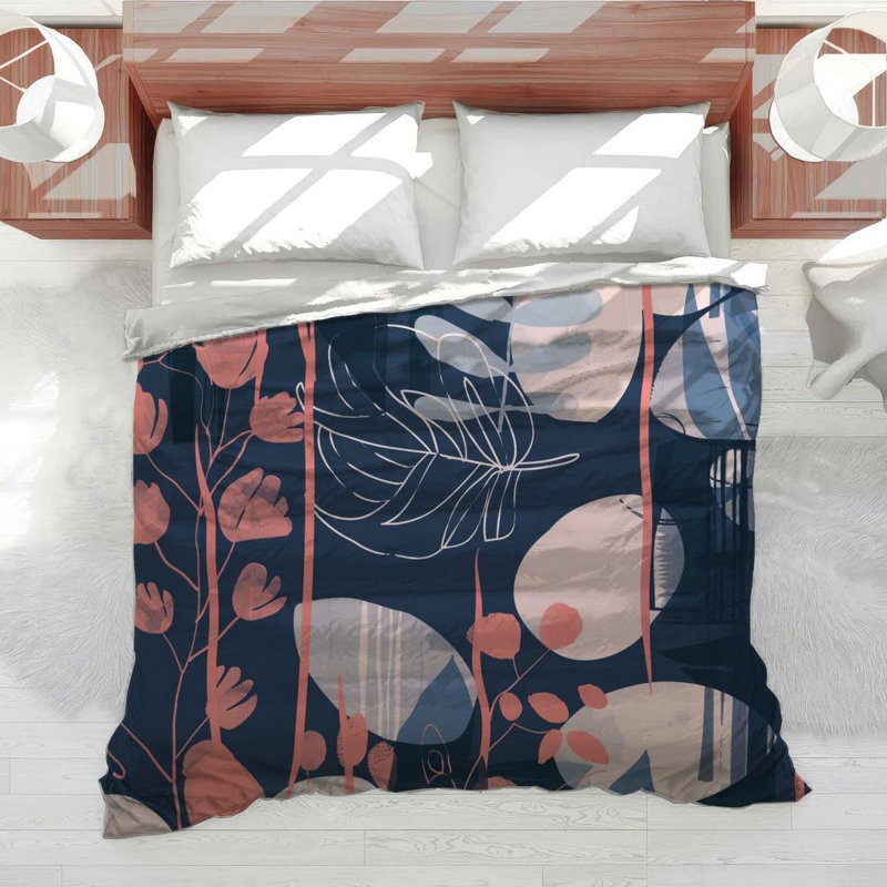 Édredon Twirling Flora Bedding Cool, Édredon grand