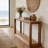 Modern Style Rectangular Console Table with Ample Storage for Entryway & Living Room-296370213