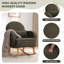 Chaise berçante rembourrée avec repose-pieds Teddy-1783857052
