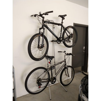 2 Bike Storage Rack Gravity Fully Adjustable Bike Rack Garage