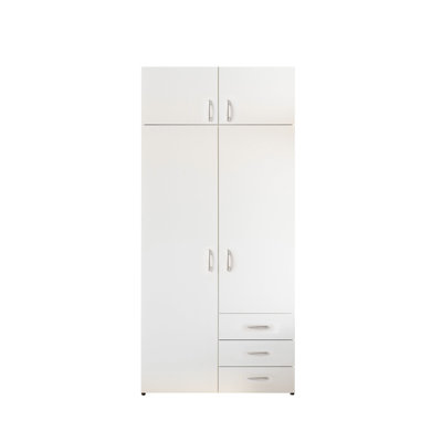 2 Door Manufactured Wood Wardrobe