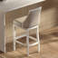1 tabouret de bar pivotant H 31 po à haut dossier 1pc-131212553