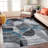Rambo Contemporary Distressed Circle Area Rug-100078660