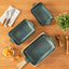 Vancasso Stoneware Stainless Steel 3 Piece Ramekin Baker Bakeware Set-697943643