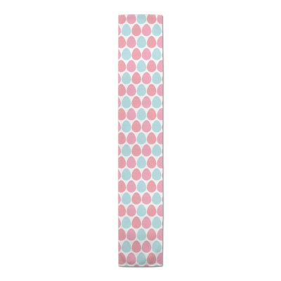 Crystella Rectangle Easter Polyester Table Runner