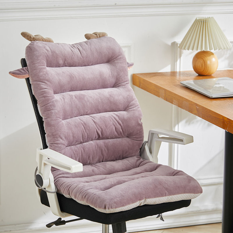 Super Soft Cartoon Moose with Upholstered Chair Seat / Back Cushion, 45cm W x 100cm D