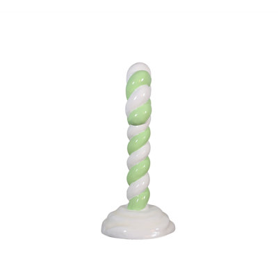 Candy Cane in Snow [Pastel Green]