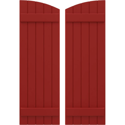 Volets de planche-n-lattes jointes avec plateau elliptique Americraft (2 lattes) (par paire)