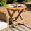 WOOD SIDE TABLE
