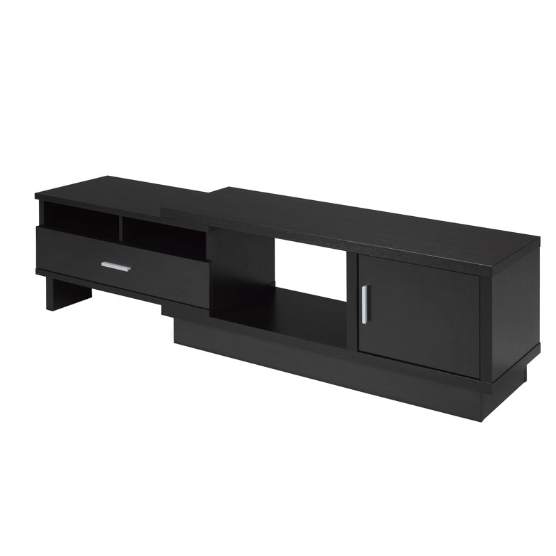 Roper Unfinished TV Stand for TVs up to 88", Dark Cherry