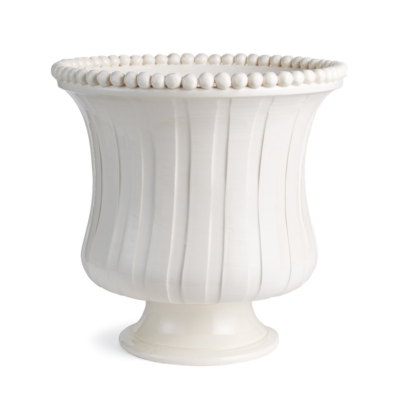 Vase de table en céramique Auouge, H 16 po x l 18 po x P 18 po