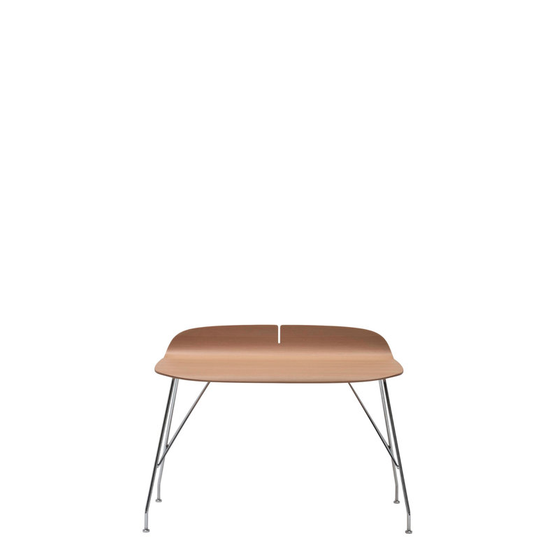 Bureau Earl of Wood, Bois clair / chrome