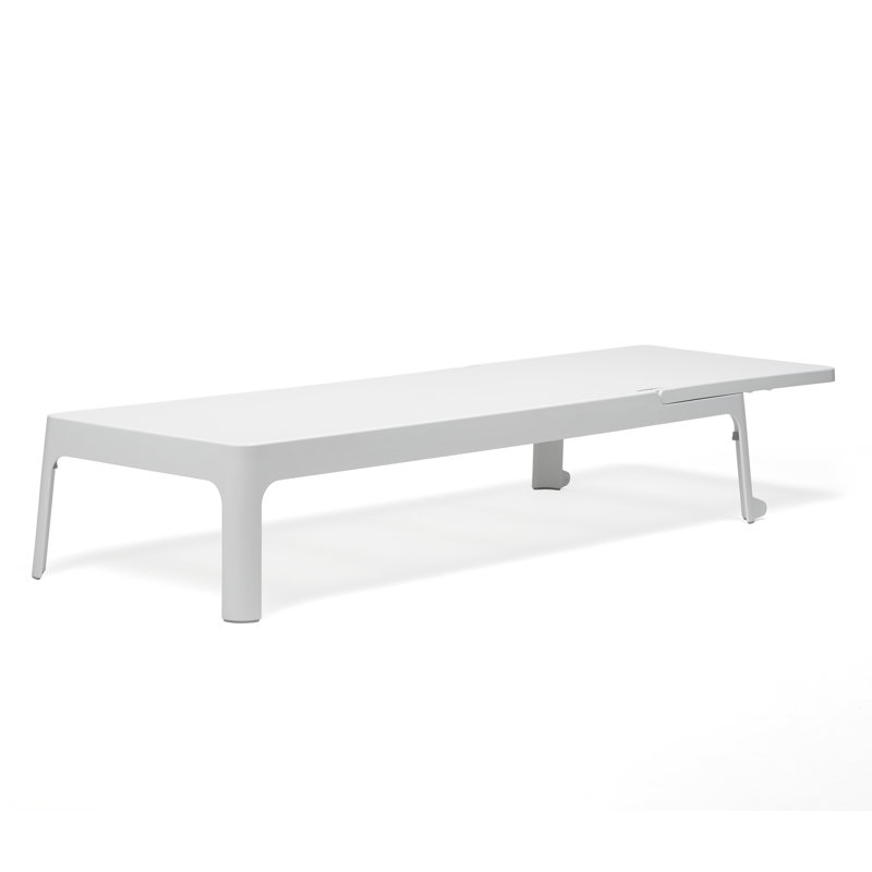Plano Chaise Lounge , White