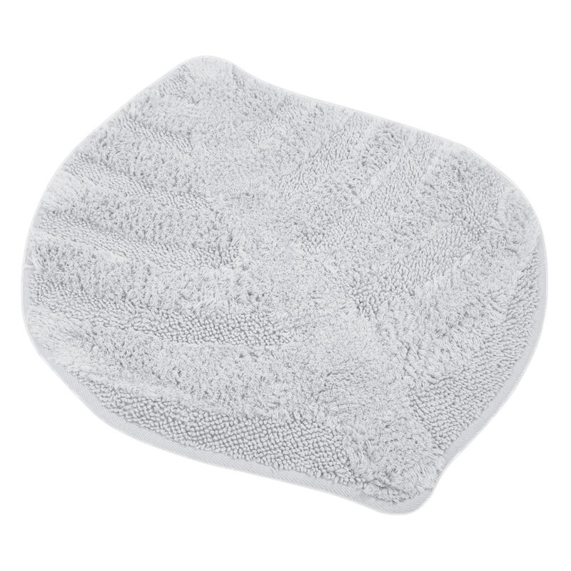 Attaway Cotton Non-Slip Non-Slip Bath Mat, Cream