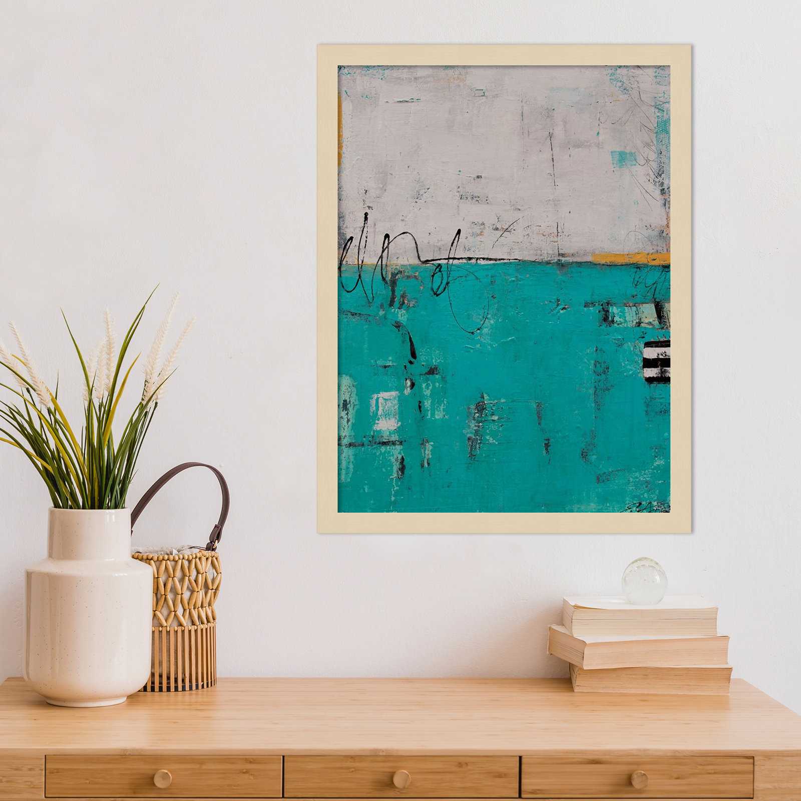 Urban Harmony Print by Erin Ashley, 21" H x 16" W, Brown