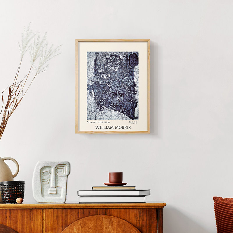 William Morris, reproduction encadrée LXIX, Naturel, H 14 po x l 11 po