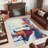 Decorative With Pile Soft Type Printed Rug Featuring a Lush Floral Design Perfect for Enhancing Your Living Room or Bedroom Decor-1900522434
