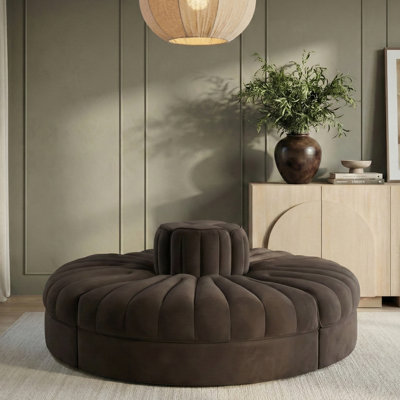 Tissu 4 pièces Paynton Velvet Performance Canapé modulaire