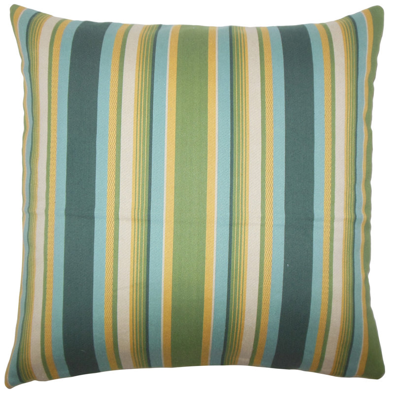 Housse de coussin rayé tefo, 20 po x 20 po, Cabana