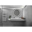 Miroir de meuble-lavabo de salle de bain 24 pouces avec fond de panier, cadre en alliage d'aluminium noir, luminosité élevée, tactile à intensité variable, contrôle de l'interrupteur mural, antibuée, IRC 95 réglable 3000K4500K6000K, étanche IP54-633002118-633002123