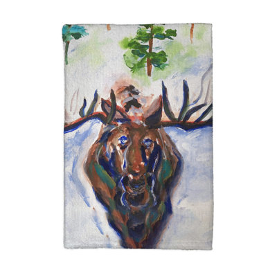 Linge de Noël Christmas Moose