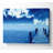 Blue Dock Clouds - Wrapped Canvas Art Prints-657638856