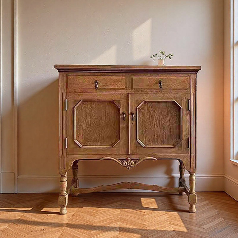 Élégante armoire d'appoint multifonctionnelle en bois