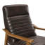 Fauteuil inclinable à accoudoirs en bois-15549684