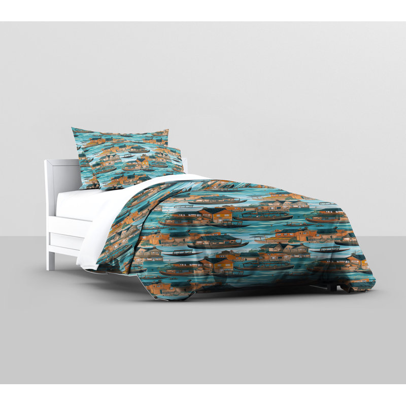 Abstract Duvet Cover, King Duvet Cover + 2 King Pillowcases