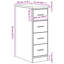 Solid Wood Single Storage Cabinet ( 85cm H x 30cm W x 51cm D)-430357425