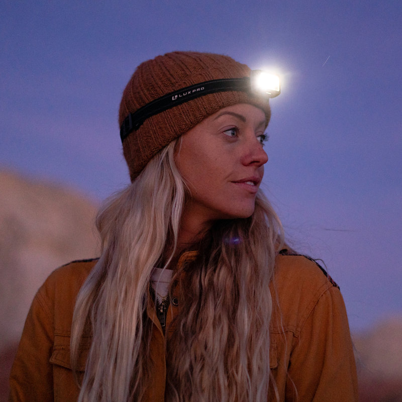 1.35'' Battery Powered Integrated LED Color Changing Headlamp