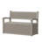 80 Gallon Rattan-style Lockable Outdoor Storage Bench, Water Resistant Resin-124987928