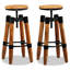 Tabourets VidaXL en bois de manguier massif
