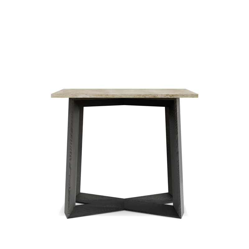 Caydance Stone Top Console Table, 73.7cm H x 80cm W x 40cm D