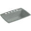 Cape Dory® 33" L x 22" W x 9-5/8" Under-Mount Single-Bowl Kitchen Sink with 5 Oversize Faucet Holes-6918138