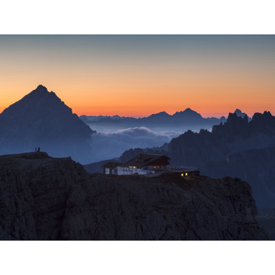 Dolomites, Italy, Lagazuoi Sunrise Print by Frank Peters