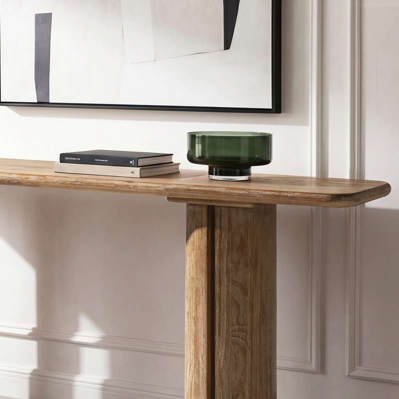 Flickinger 72" Reclaimed Pine Split-Pillar Console Table