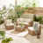 Natural Cushion/Beige Frame