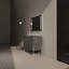 Base de meuble-lavabo autoportant, armoire de rangement avec portes à fermeture en douceur, conception durable (ensemble kd) - sans lavabo