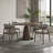 Egidia Ash Round Solid Wood Top Dining Table-1622468658