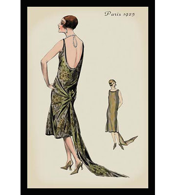 «In Pearls», reproduction d'art encadrée