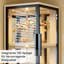 Glass Display Cabinet with LED Lights