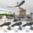 Gray Solid Wood 3 Blade Ceiling Fan With Light – Dc Motor, Reversible, Remote Control-72898606